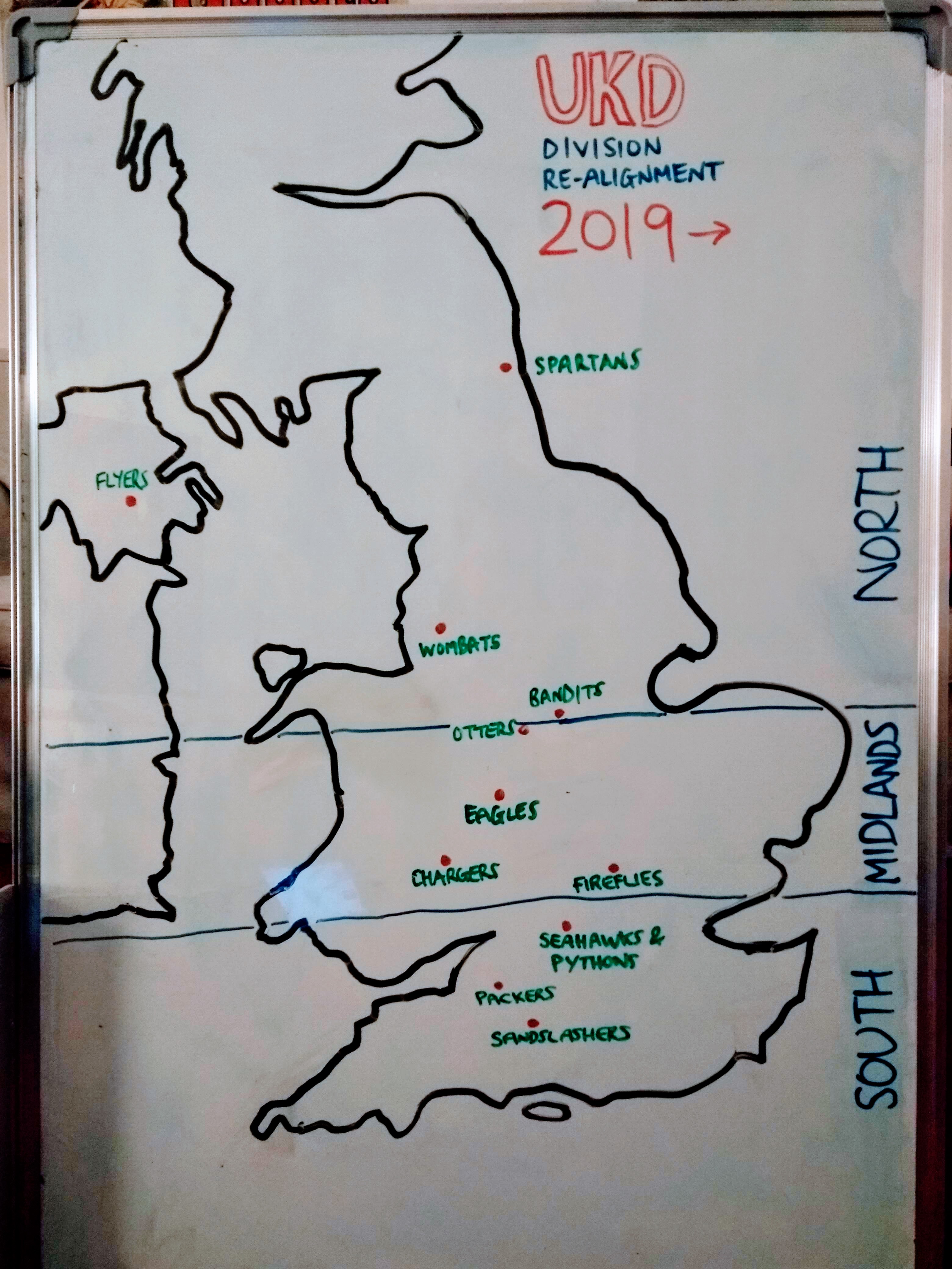 Divisional realignment